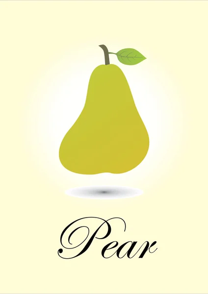 Pear — Stock Vector