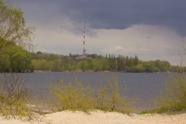 Cherkassy region, geniş Dnieper üzerinde