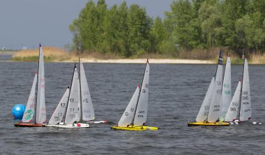 radyo kontrollü model yelkenli