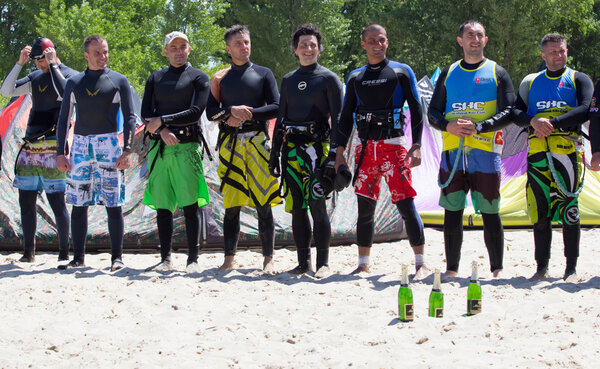 Kitesurfers