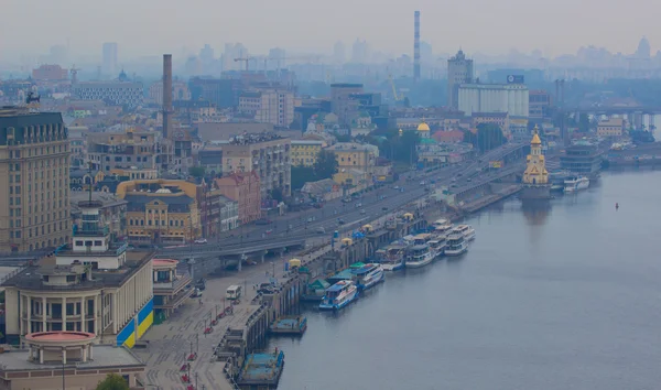 Město Kyjev, na Ukrajině — Stock fotografie