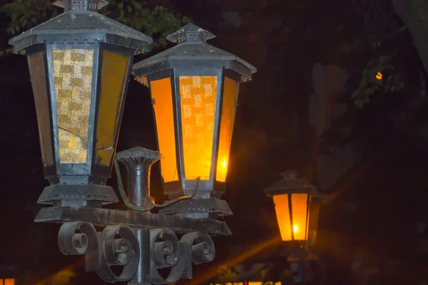 Retro sokak lambası — Stok fotoğraf