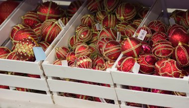 Noel pazarı. Noel dekorasyon .