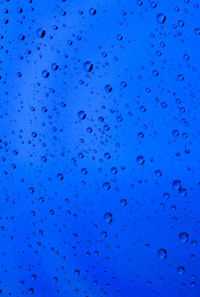 Hintergrund von Wassertropfen auf Glas — Stockfoto