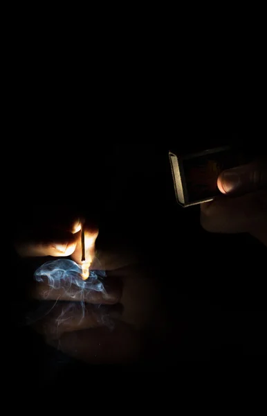 Hand bedrijf wedstrijd — Stockfoto