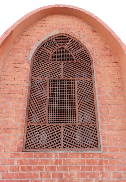Fozan Moschea Mattoni Rossi Jeddah — Foto Stock