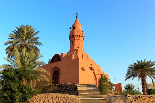 Fozan Moschee Aus Rotem Backstein Jeddah Stockbild