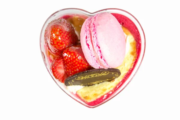 tatlı beyaz zemin üzerine