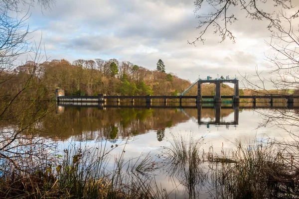 Earlstoun Loch and Dam on the Galloway Hydro Electric Scheme, Dalry, Galloway, Scotland