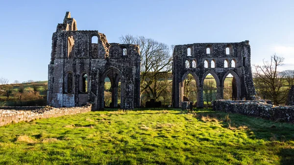 Die Überreste Von Dundrennan Abbey Einer Mittelalterlichen Abtei Dumfries Und — Stockfoto