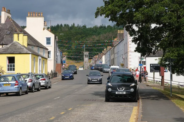 Gatehouse Fleet Escocia Agosto 2021 High Street Ciudad Gatehouse Fleet —  Fotos de Stock