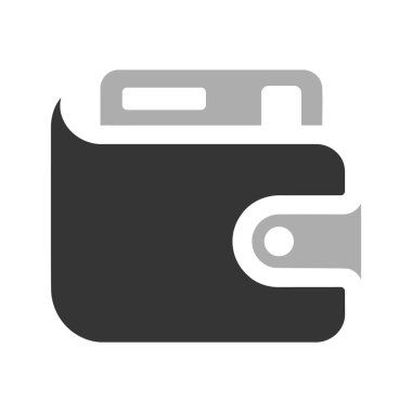 Cüzdan Doları Logo Vektör Şablonu