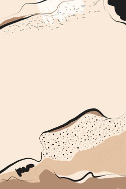 Metin ve resimler için kopyalama alanı olan arkaplan şablonu. Kapak, davetiye, afiş, broşür, poster, hikaye, kart, broşür, sosyal ağlar için vektör sanatsal şablonu