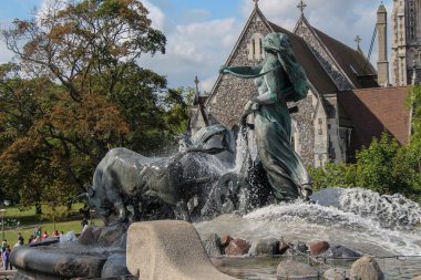 Kopenhag 'daki jeofon çeşmesi.