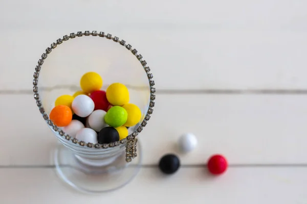Caramelos Colores Sobre Fondo Blanco —  Fotos de Stock