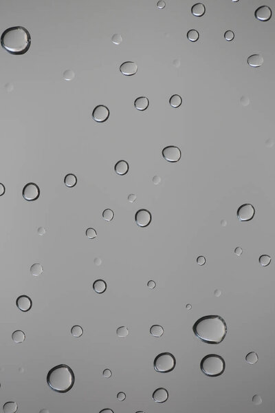 drops of water on the window