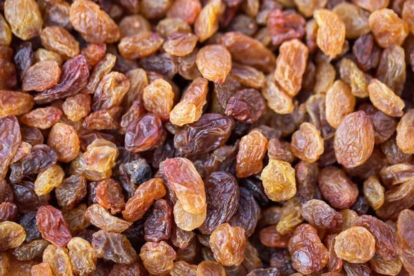 Seedless Raisins Texture Top View — Photo