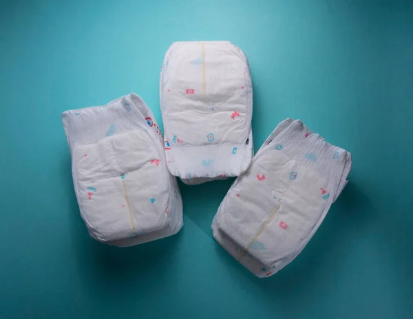 Fermeture Des Couches Pour Bébés Sous Vêtements Pour Bébés — Photo