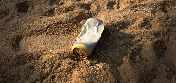 Playa Sri Lanka Está Contaminada Con Basura — Foto de Stock