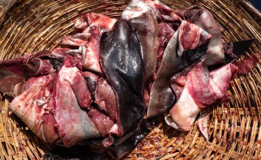 Sri Lanka 'da balık yakın.