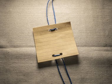 Boş karton etiket, Bu geçmişteki kelimeleriniz için kullanılabilir