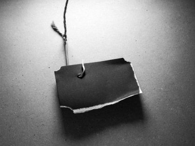 Boş karton etiket, Bu geçmişteki kelimeleriniz için kullanılabilir