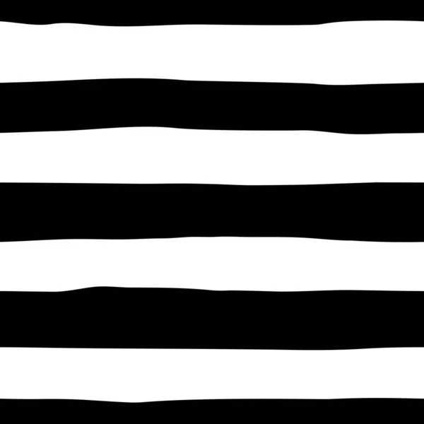 Coup Pinceau Motif Vectoriel Sans Couture Noir Blanc Fond Contemporain — Image vectorielle