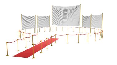 Beyaz Altın direğin üzerinde çekilen bayrak