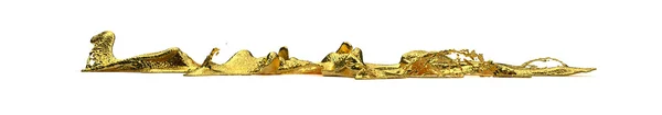 Salpicadura de oro líquido — Foto de Stock