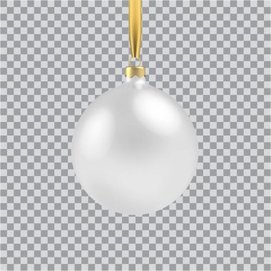 Beyaz Noel balosu, bir süs ve süsleme ile