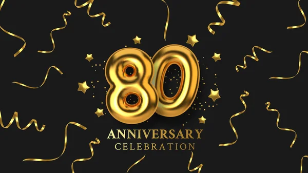 Sekseninci yıldönümü kutlaması. Altın balon şeklinde sayı.