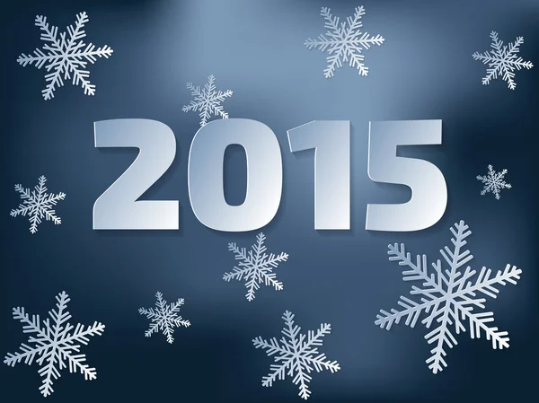 Happy New Year 2015. Vector illustration. — Stock Vector