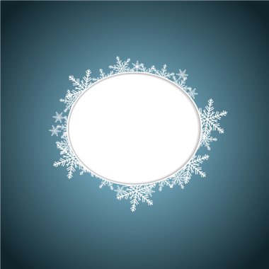 Noel arka plan ile konuşma balonu