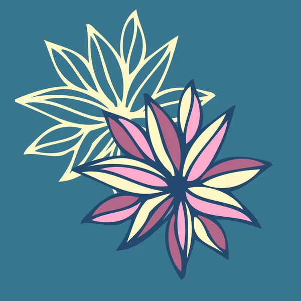 Floral αδιάλειπτη μοτίβο. Διάνυσμα — Διανυσματικό Αρχείο