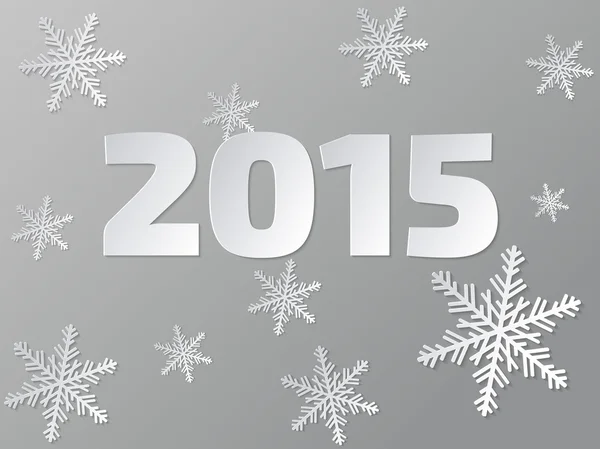 Happy New Year 2015. Vector illustration. — Stock Vector