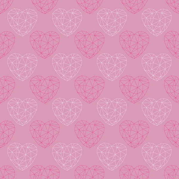 Le motif dessiné. Joyeux Valentines carte. Vecteur — Image vectorielle