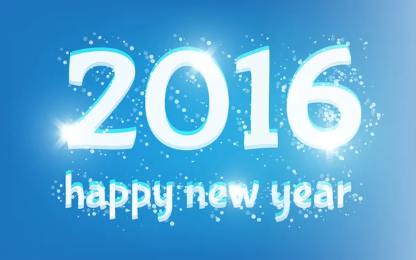 Feliz Ano Novo. 2016 . — Vetor de Stock
