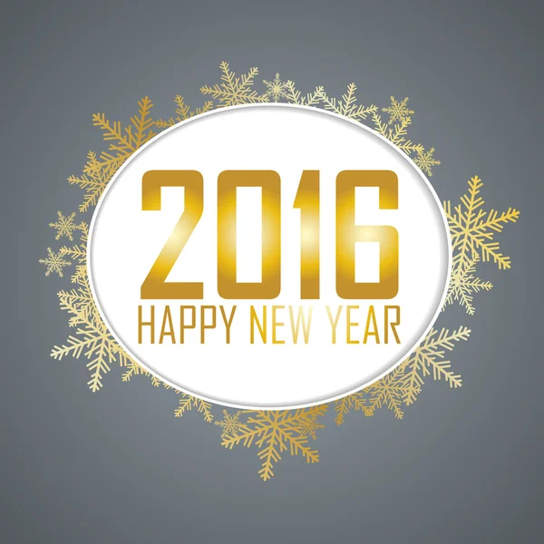 New Years background with a speech bubble — Stock Vector