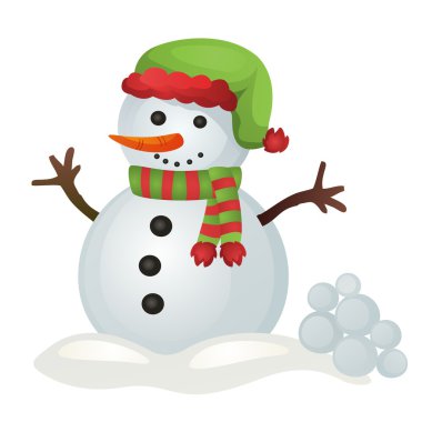 kardan adam vektör çizim