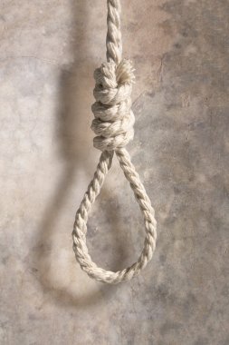 hangmans ilmik gölge beton duvar ile