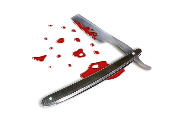 kan bıçakla kesme boğaz izole