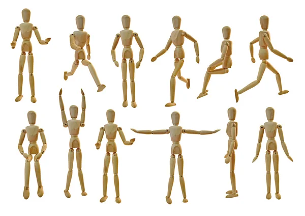Collection of Artist mannequin in various poses