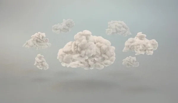 Plovoucí mrak — Stock fotografie