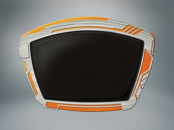 bir ekran ile fütüristik yastık başlık