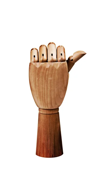 Дерев'яні руку — стокове фото