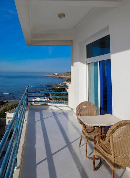 Balcony Overlooking Atlantic Ocean — Stock Photo, Image