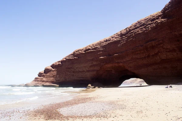 Legzira beach, Morocco. — Stock Photo, Image
