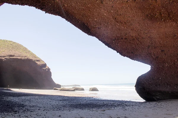 Plage de Legzira, Maroc . — Photo