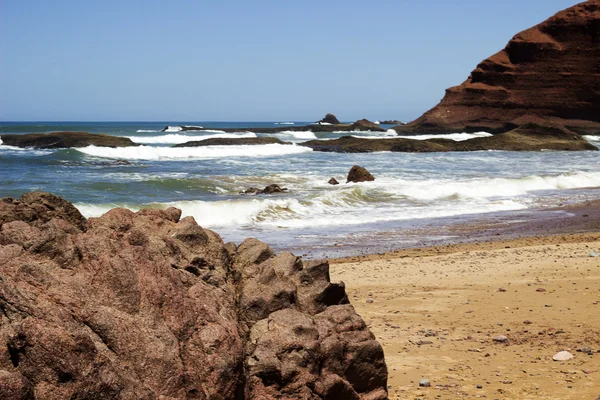 Legzira beach, Morocco. — Stock Photo, Image