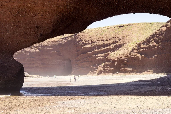 Plage de Legzira, Maroc . — Photo